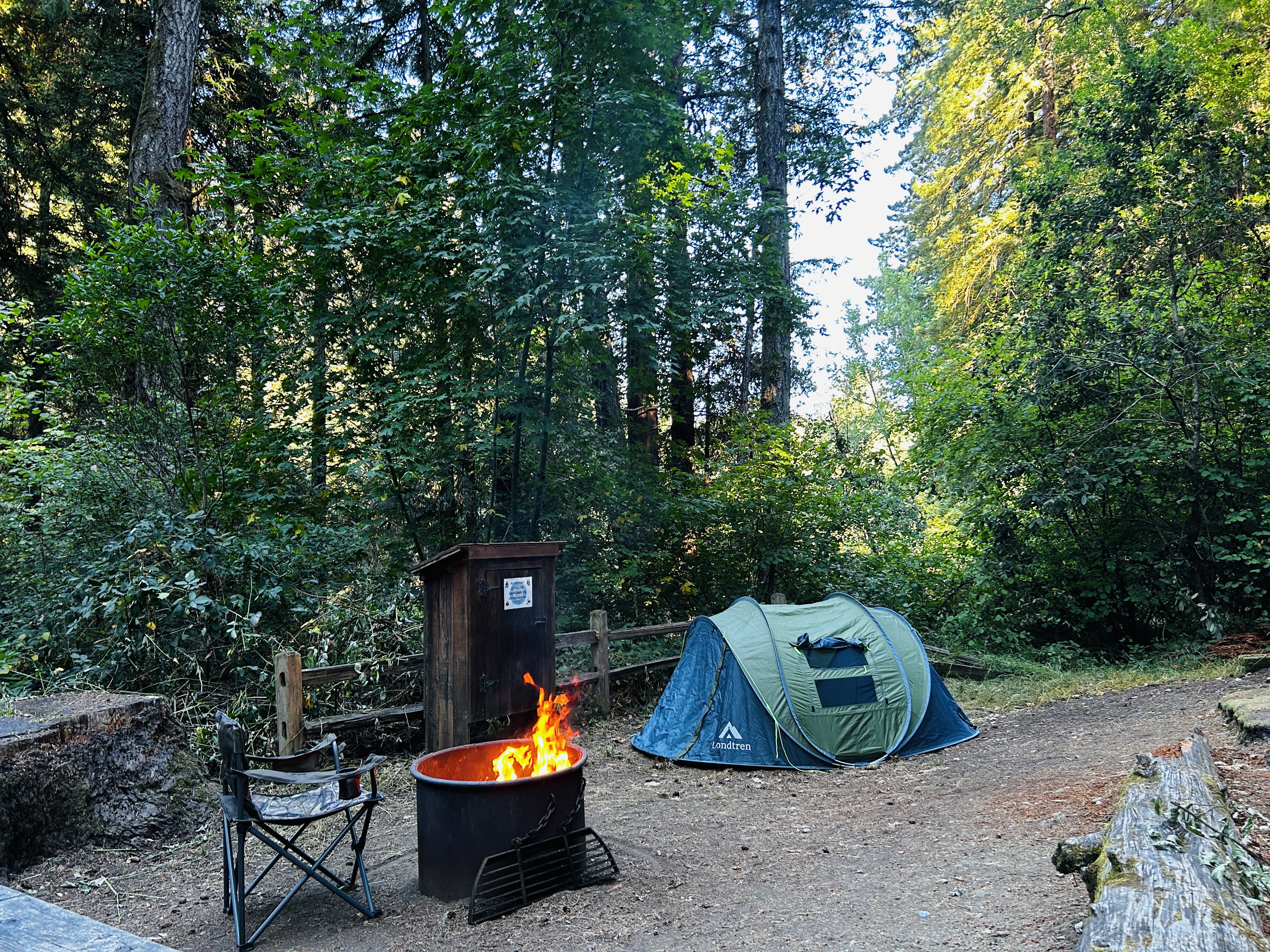 Camping Button